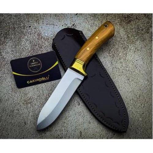 El Yapımı Yerli Üretim Bushcraft No:3 Büyük Boy Avcı Av Kamp Bıçağı Kod:ckr583/03 - Çakıroğlu