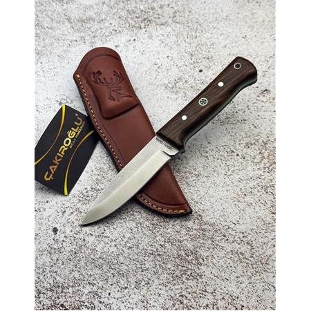 El Yapımı Yerli Özel Üretim N690 Böhler Çelik Bushcraft Model Avcı Av Kamp Bıçağı Kod:ckr584 - Çakıroğlu