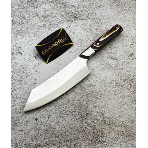 El Yapımı Özel Üretim Kiritsuke Çakıroğlu Profesyonel (chef) Şef Aşçı Bıçağı Kod:ckr374 - Çakıroğlu