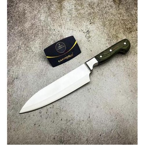 El Yapımı Özel Üretim Çakıroğlu Profesyonel (chef) Şef Aşçı Bıçağı Kod:ckr556-03 - Çakıroğlu
