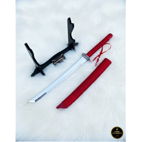 El Yapımı El İşçiliği Tamamen Özel Üretim İnce İşçilikli Stand Ve Kınlı 60 Cm Katana Kod:ckr587-21 - Çakıroğlu
