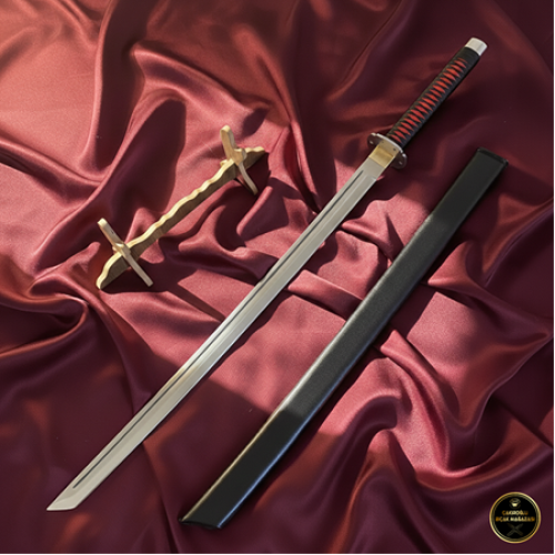 100 Cm El Yapımı Orijinal Üst Düzey Özel Üretim Deri Kın’lı Katana Ckr455-13 - Çakıroğlu